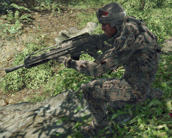 MARPAT camo nanosuit and scar