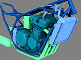 ߥ͡400SE Eliminator400SE 3DCG