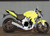 CB 1000R AMARELA KLE621