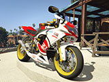 Suzuki GSX-R750 SRAD Lucky Strike (Red & White)