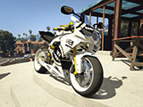 Suzuki GSX-R750 SRAD Lucky Strike (Black & White)