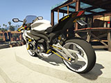 Suzuki GSX-R750 SRAD Lucky Strike (Black & White)
