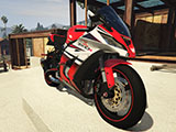 Kawasaki ZX10R Orange White