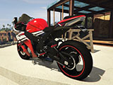 Kawasaki ZX10R Orange White